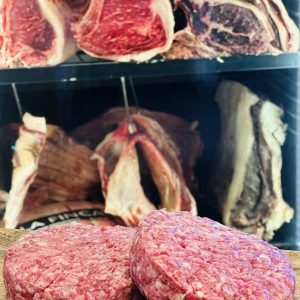 Hamburguesas de Vaca Madurada e Ibérico 